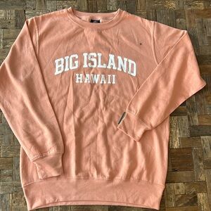 MV Sport Hawaii Creamsicle Crewneck Sweatshirt NWT Medium